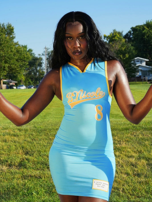 The Jersey Dress - Sky