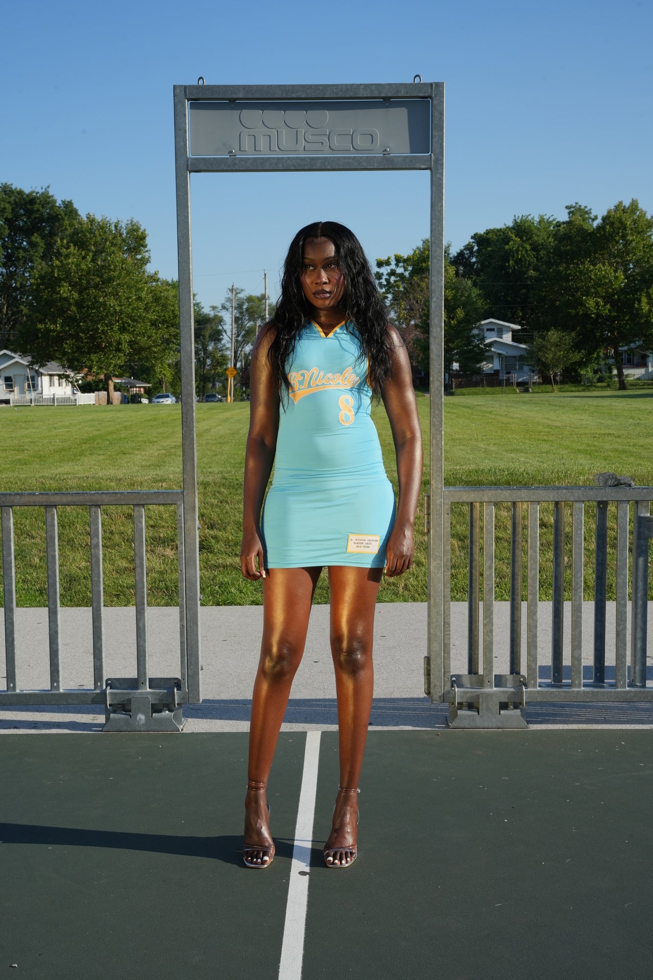 The Jersey Dress - Sky